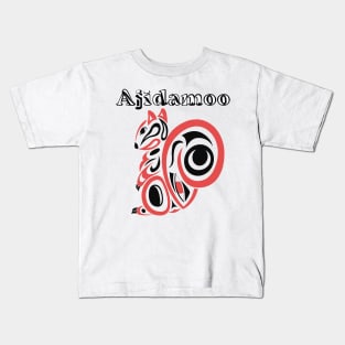 Indigenous Squirrel (Ajidamoo) Kids T-Shirt